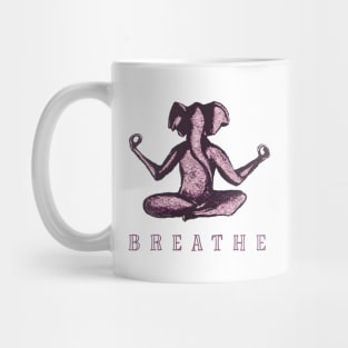 Yoga Pink Elephant Mug